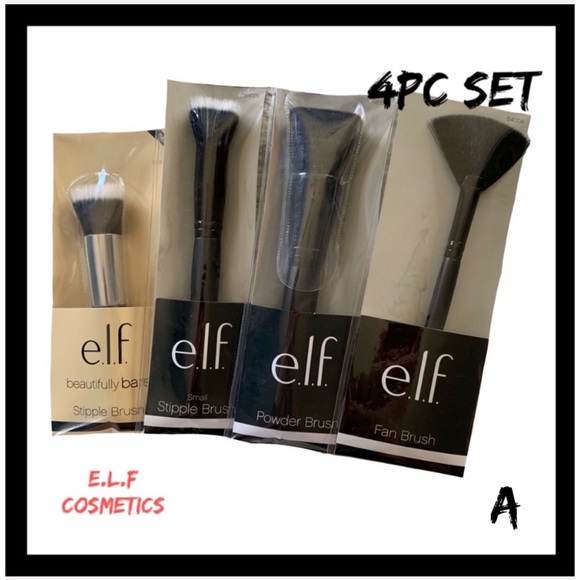 ELF Makeup 4pc Elf Makeup Brush Set Nib W2 Poshmark